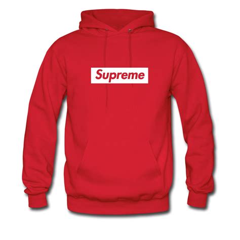 ysl supreme hoodie red